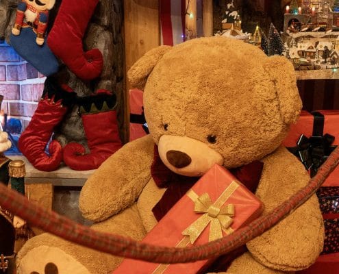 Borgo di natale - conversano 2024 - casetta di babbo natale