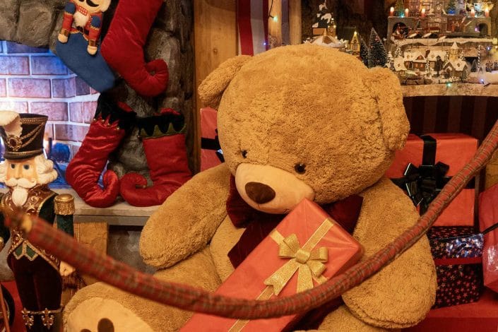 Borgo di natale - conversano 2024 - casetta di babbo natale