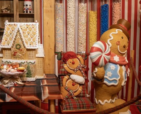 Borgo di natale - conversano 2024 - casetta di babbo natale