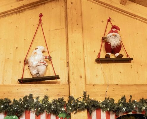 Borgo di natale - conversano 2024 - casetta di babbo natale - Allestimento e scenografie Tèchne