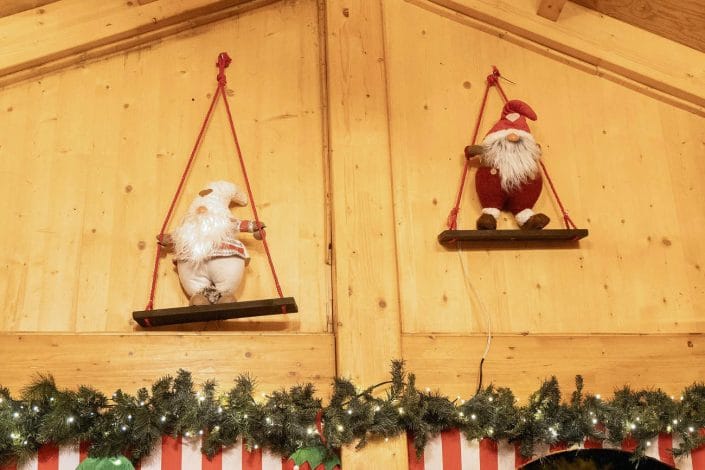 Borgo di natale - conversano 2024 - casetta di babbo natale - Allestimento e scenografie Tèchne