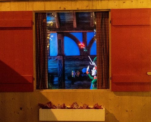 Borgo di natale - conversano 2024 - casetta di babbo natale