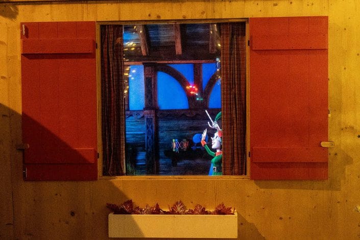 Borgo di natale - conversano 2024 - casetta di babbo natale