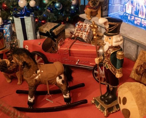 Borgo di natale - conversano 2024 - casetta di babbo natale