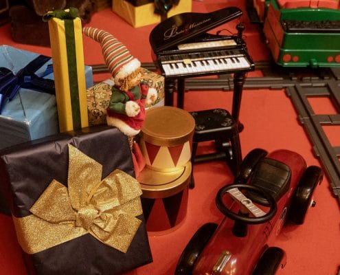 Borgo di natale - conversano 2024 - casetta di babbo natale