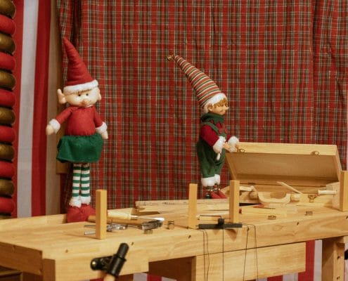 Borgo di natale - conversano 2024 - casetta di babbo natale