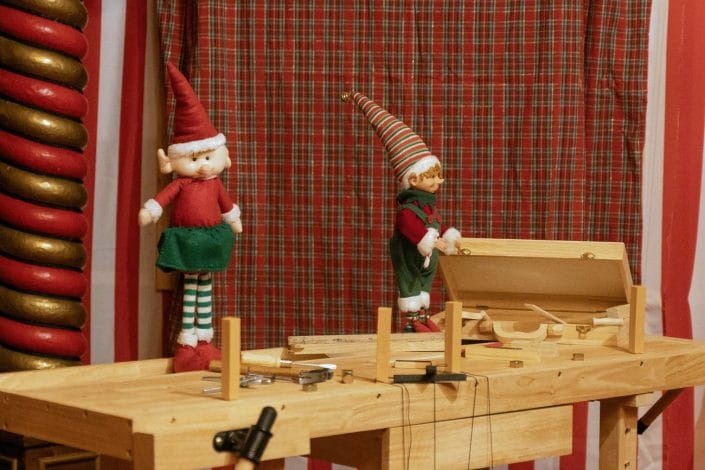 Borgo di natale - conversano 2024 - casetta di babbo natale